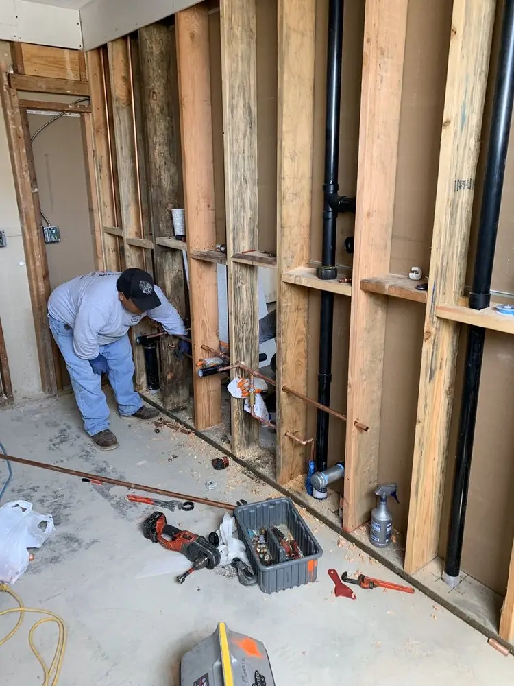 Commercial rough-in plumbing for Gas Line Repair in Hunters Creek